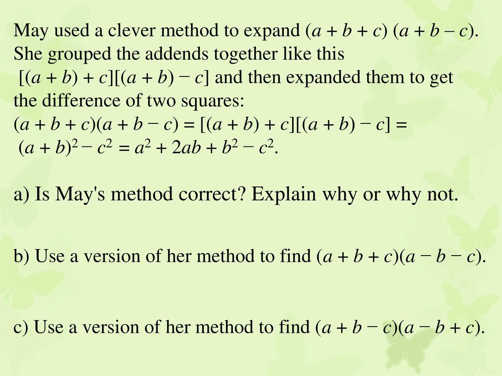 Aim How Do We Use Structure To Prove Find Pythagorean Triples Ppt Download