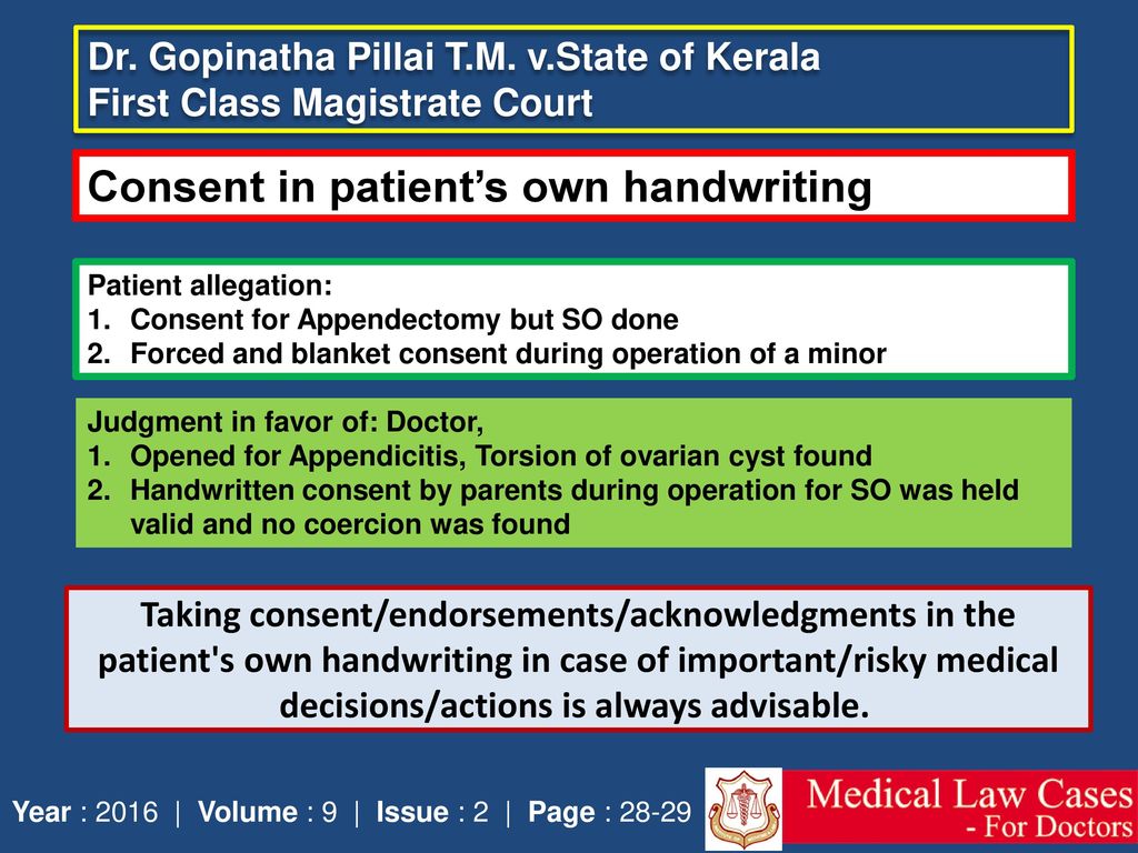 judicial consent summary