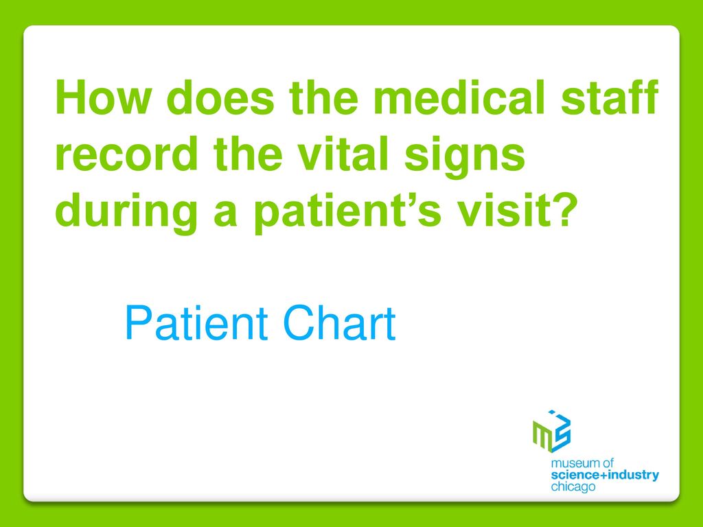 Medical Vitals Chart