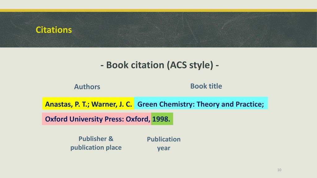 Acs 2024 Citation Style Pdf Kala Dalenna