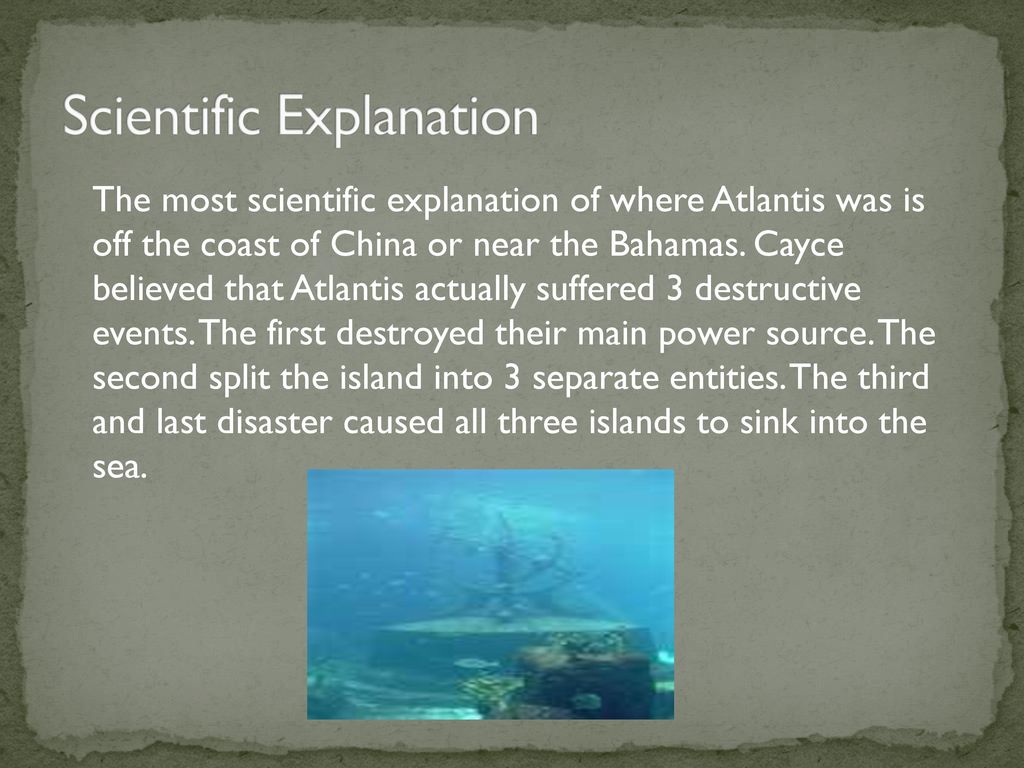 Реферат: Atlantis Essay Research Paper Atlantis The Lost