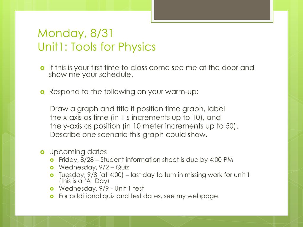 Graphing, scalars, vectors, problem solving - ppt download