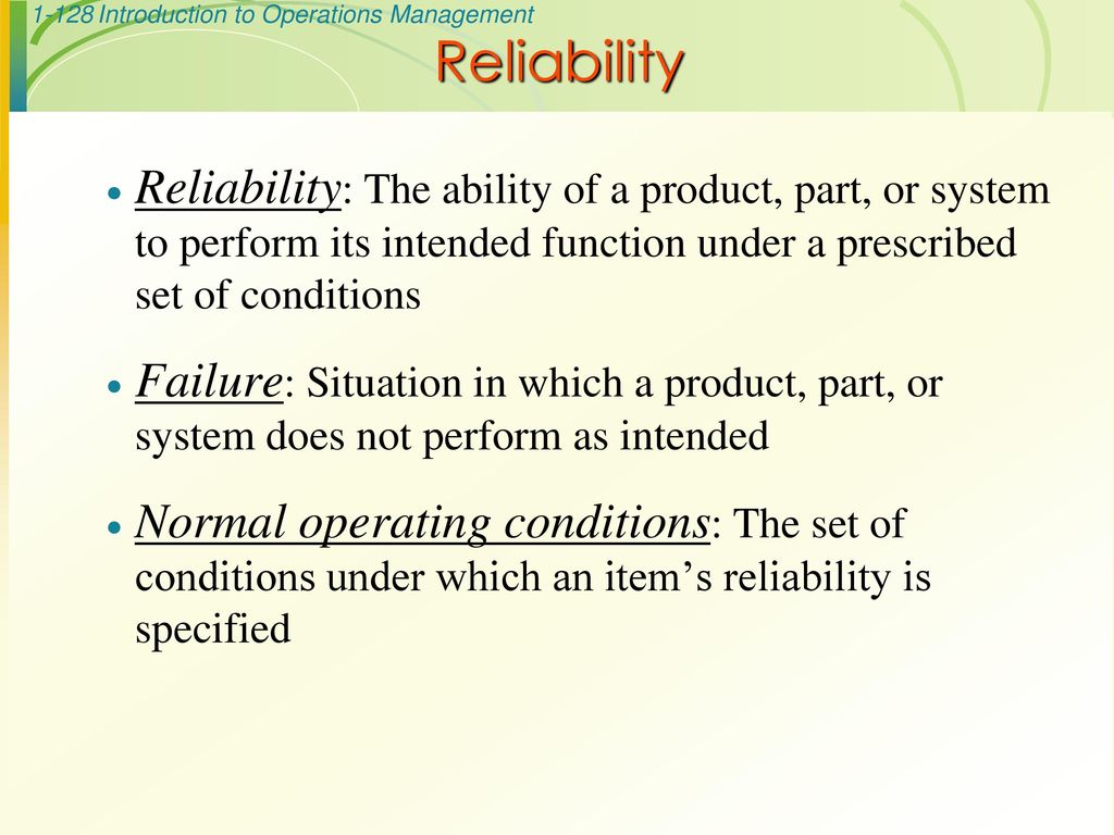 Operations Management Ppt Download