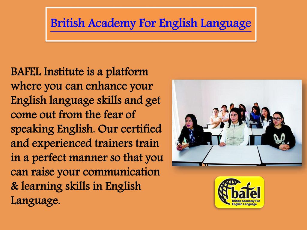 British Academy For English Language