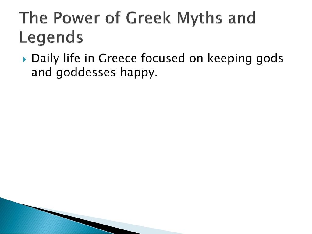 The Power of Greek Myths and Legends