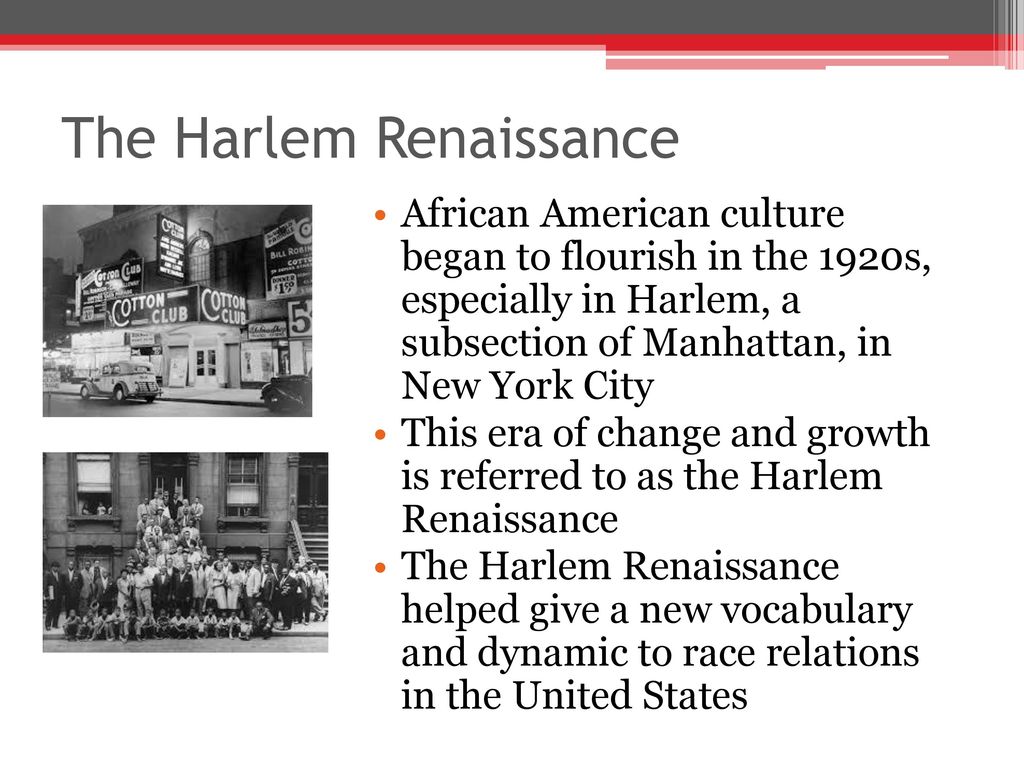 The Harlem Renaissance - ppt download