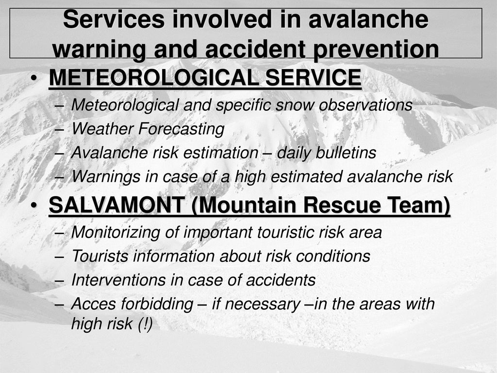 Contacts among avalanche reports users ppt download