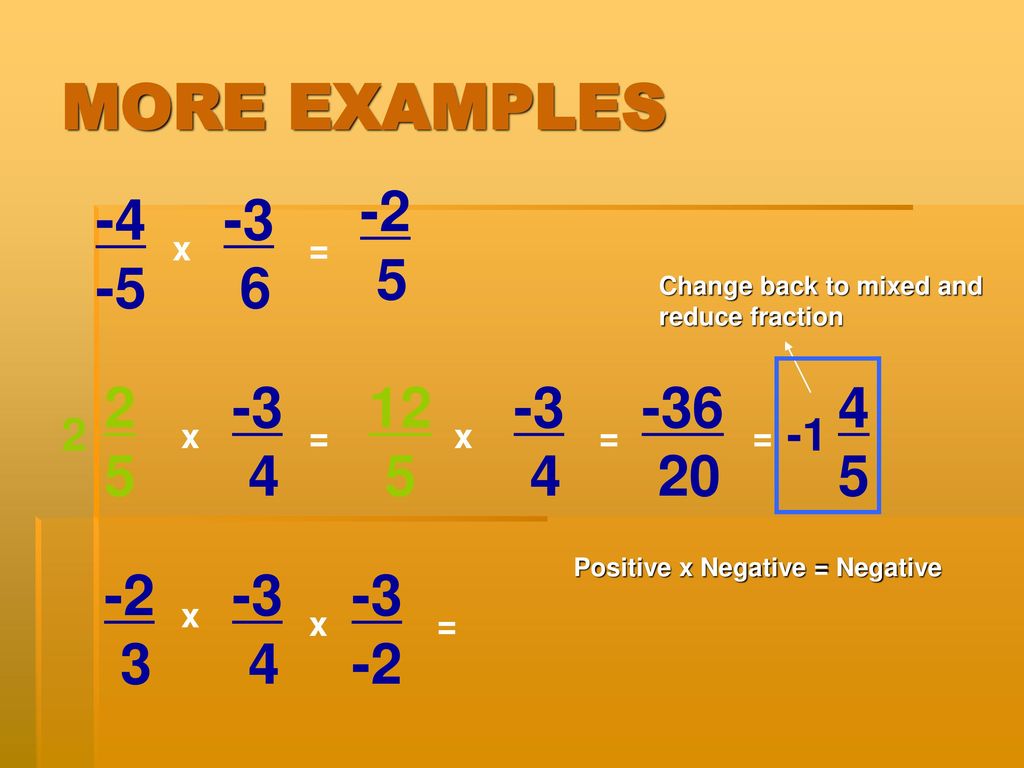 MULTIPLYING RATIONAL NUMBERS - ppt download