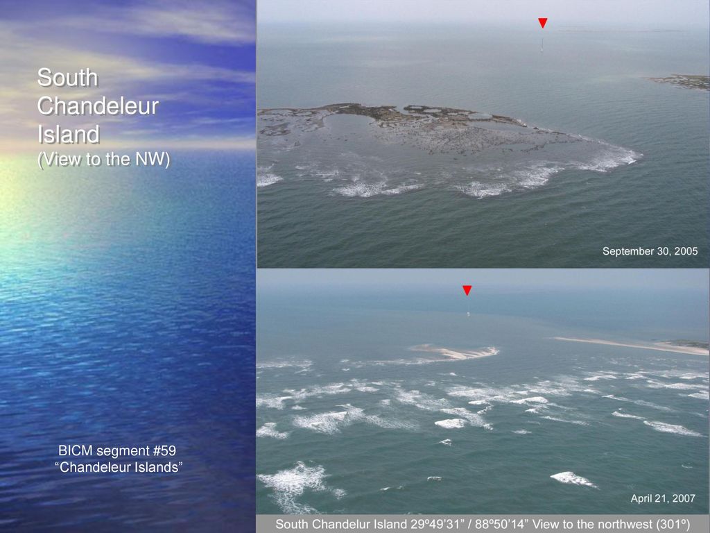 Comparison Photo Pairs for the Chandeleur Islands - ppt download