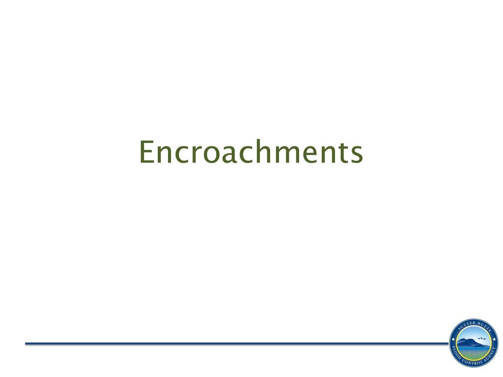 Encroachments