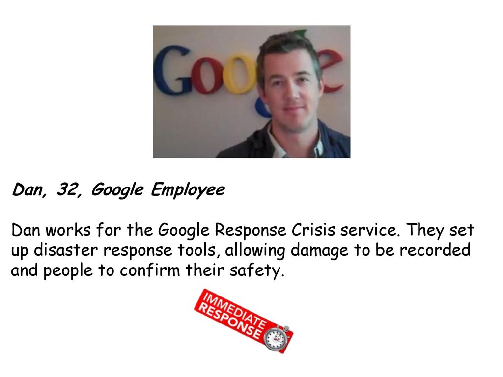 Dan, 32, Google Employee