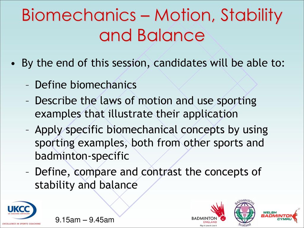 Level 3 certificate in coaching badminton ppt download