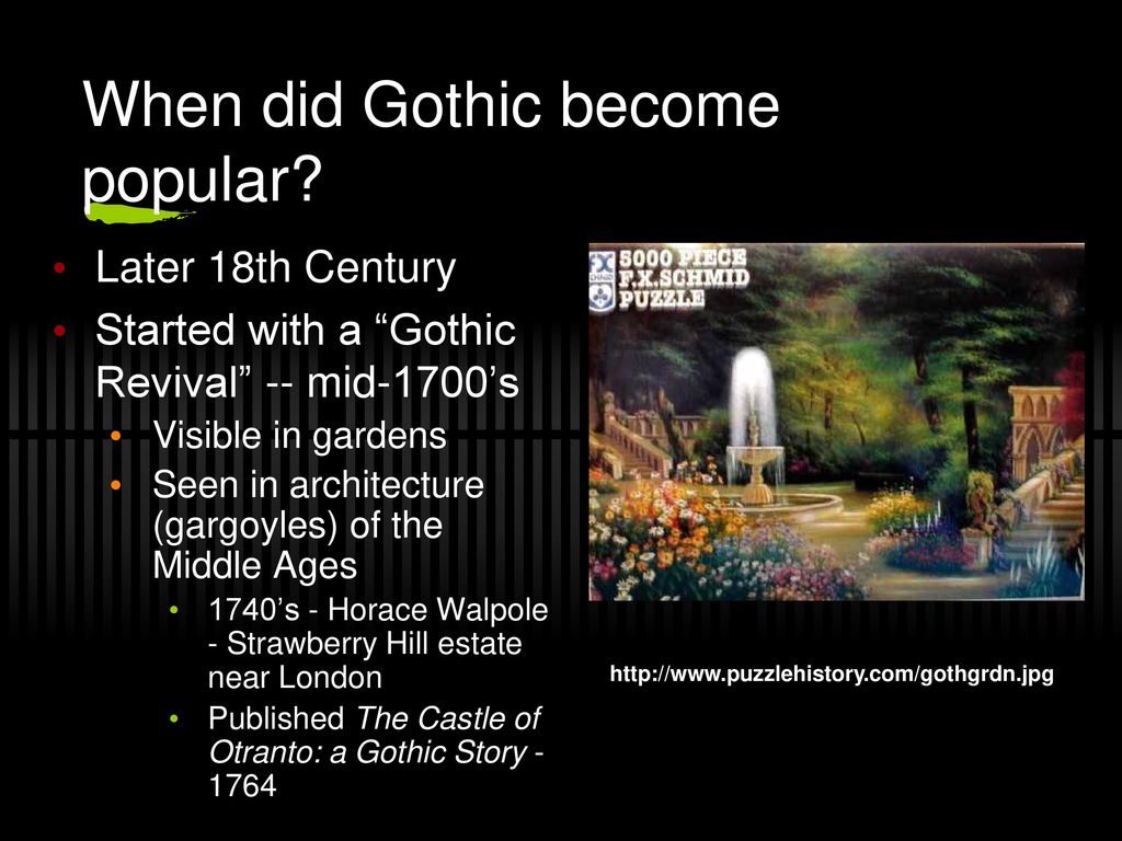 Characteristics Of Gothic Literature - Ppt Download