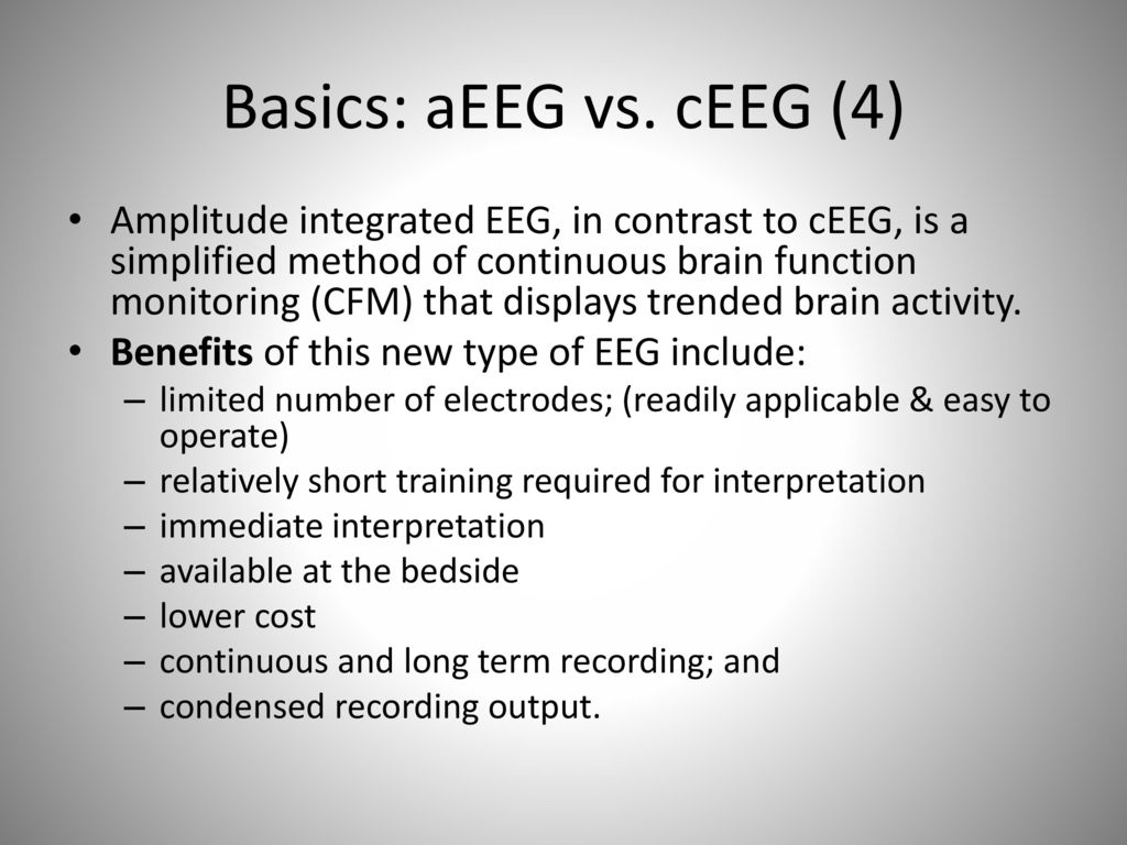 Neonatal Seizures In Amplitude Integrated Eeg Ppt Download