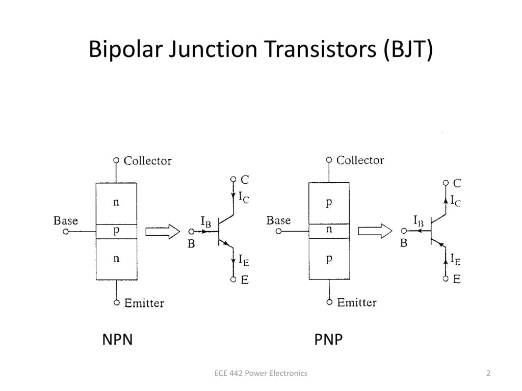 Биполярного транзистора n p n типа Bipolar Junction Transistors (BJT) - ppt download