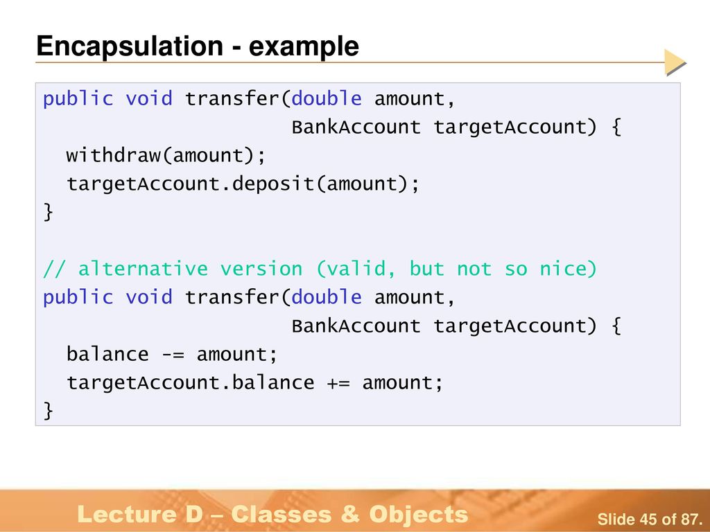 Lesson C – Classes & Objects - ppt download