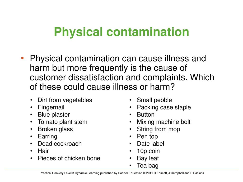 Contamination Of Food Ppt Download