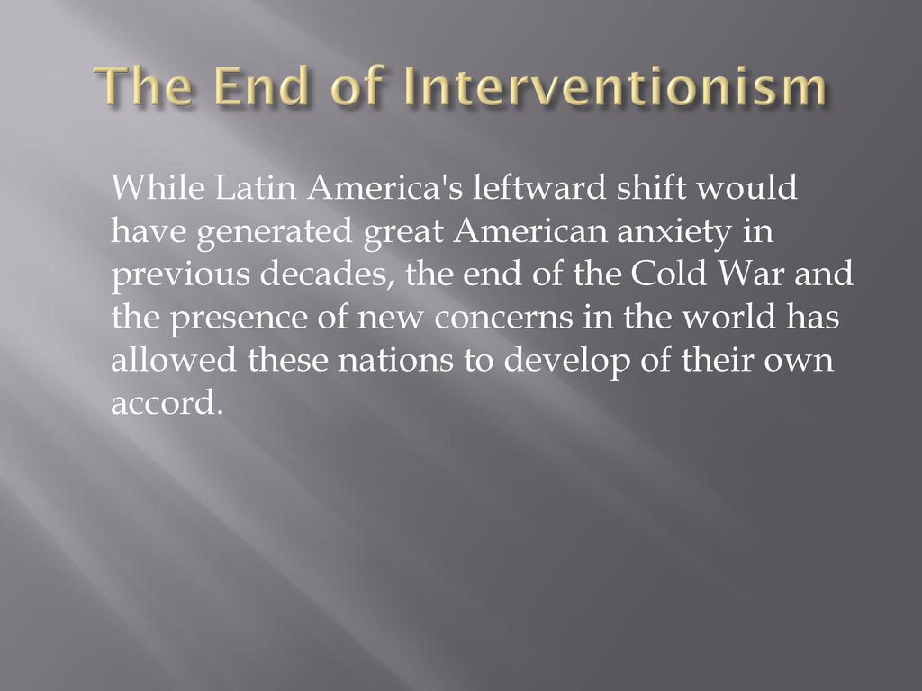 The Cold War Part 7 Central And South America Ppt Download