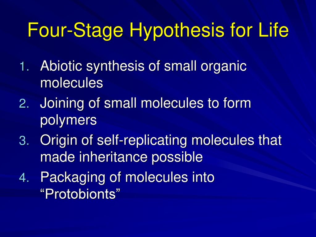 Early earth and the origin of life ppt download