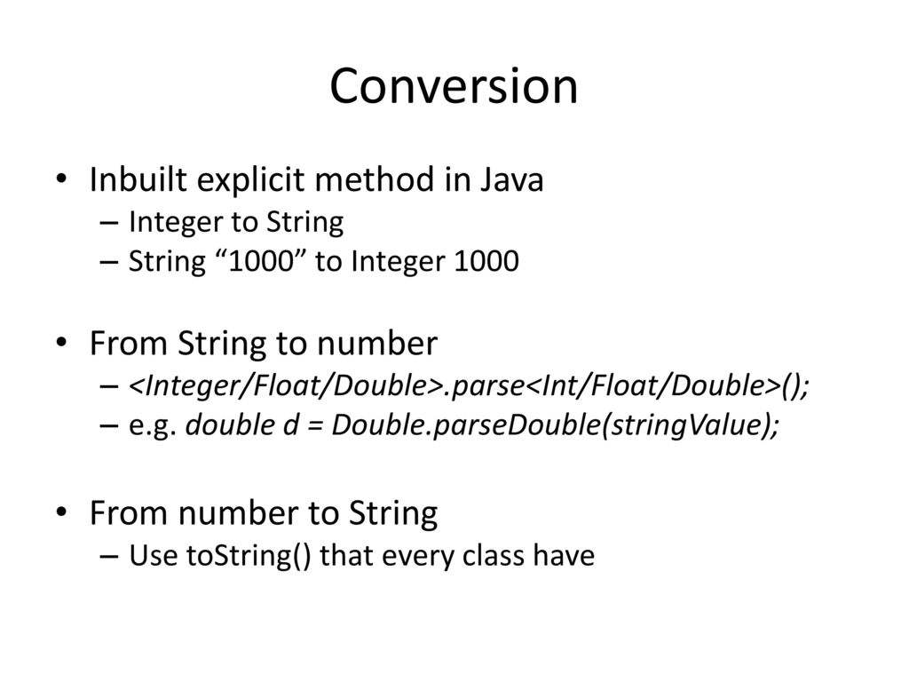 2. Java language basics (2) - ppt download