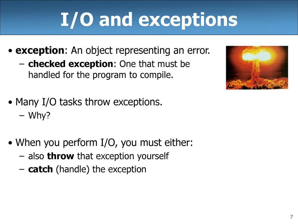 CSE 143 Lecture 22 I/O Streams; Exceptions; Inheritance read 9.3, ppt ...