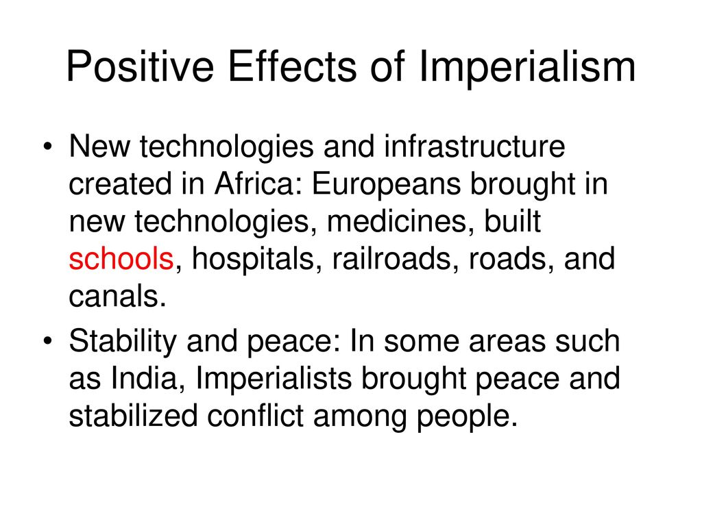 IMPERIALISM: Causes and Effects - ppt download