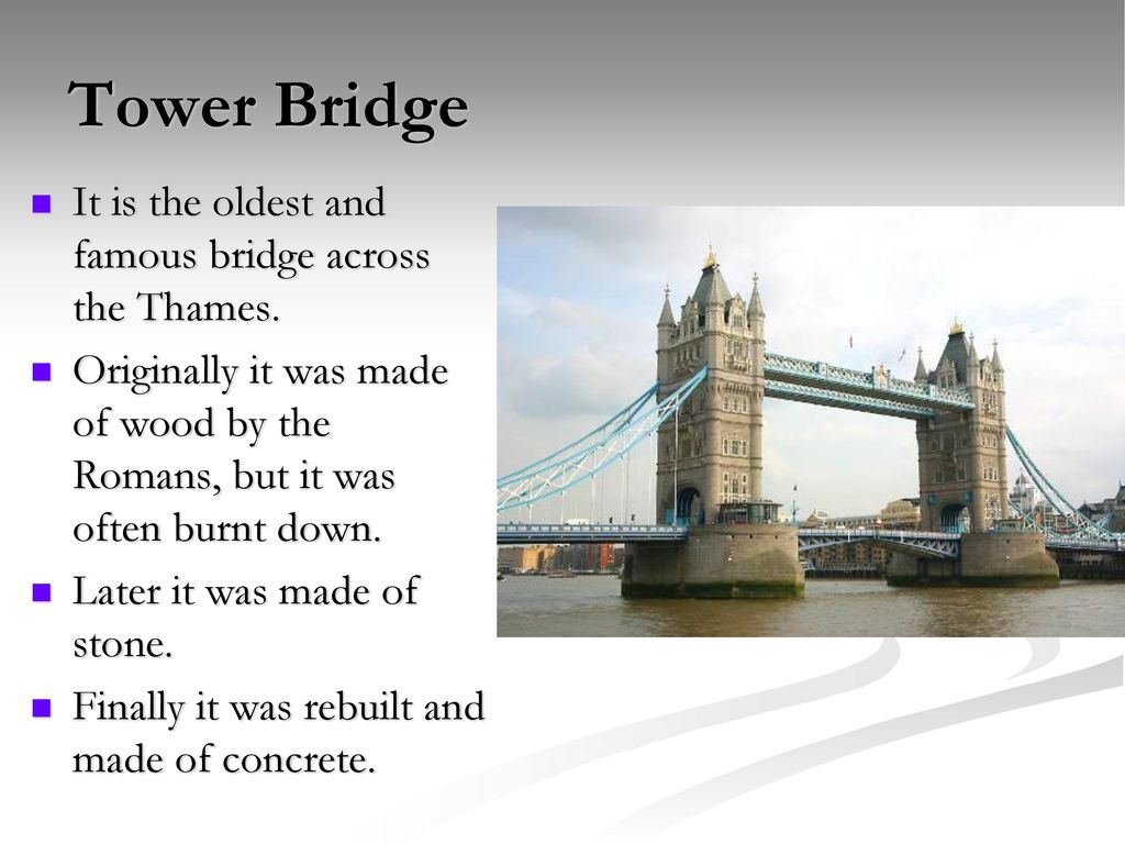 The thames презентация 8 класс