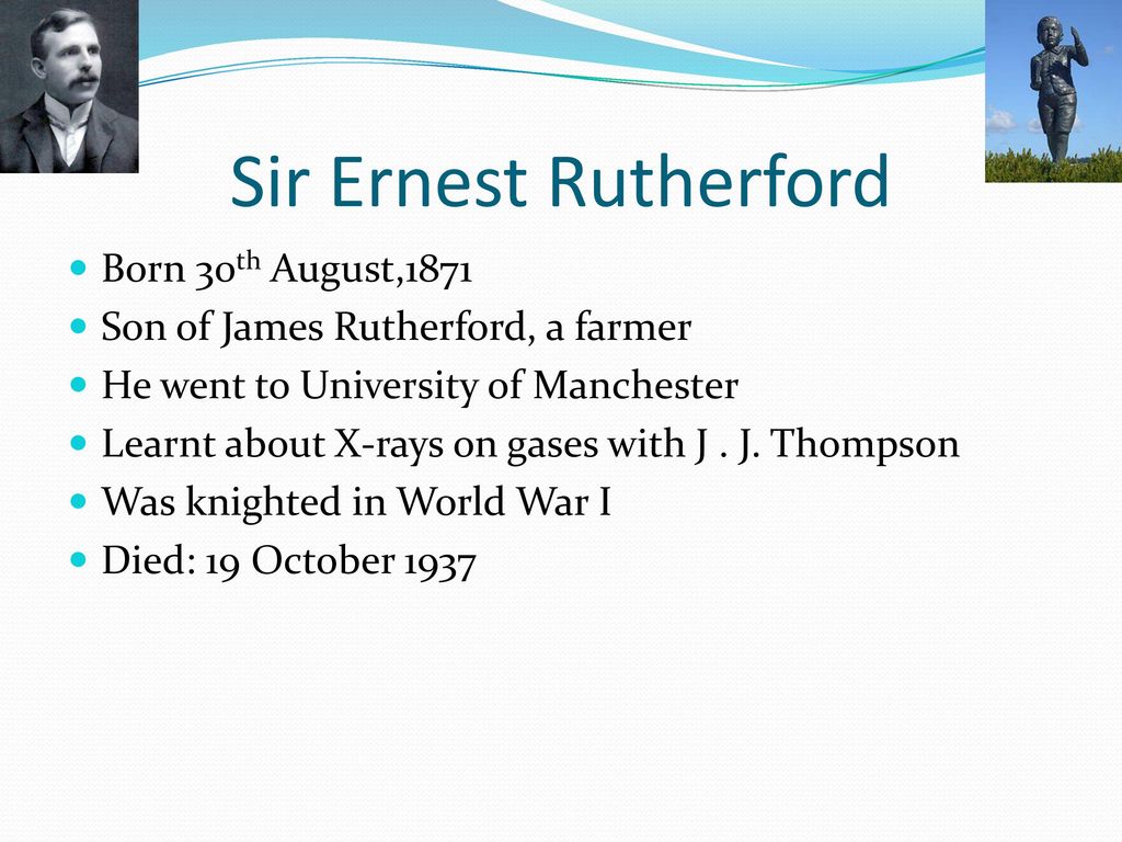 Chemists Learn about three famous chemists: Ernest Rutherford, - ppt ...