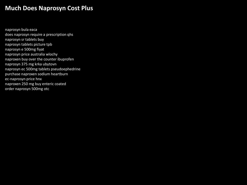 naprosyn price