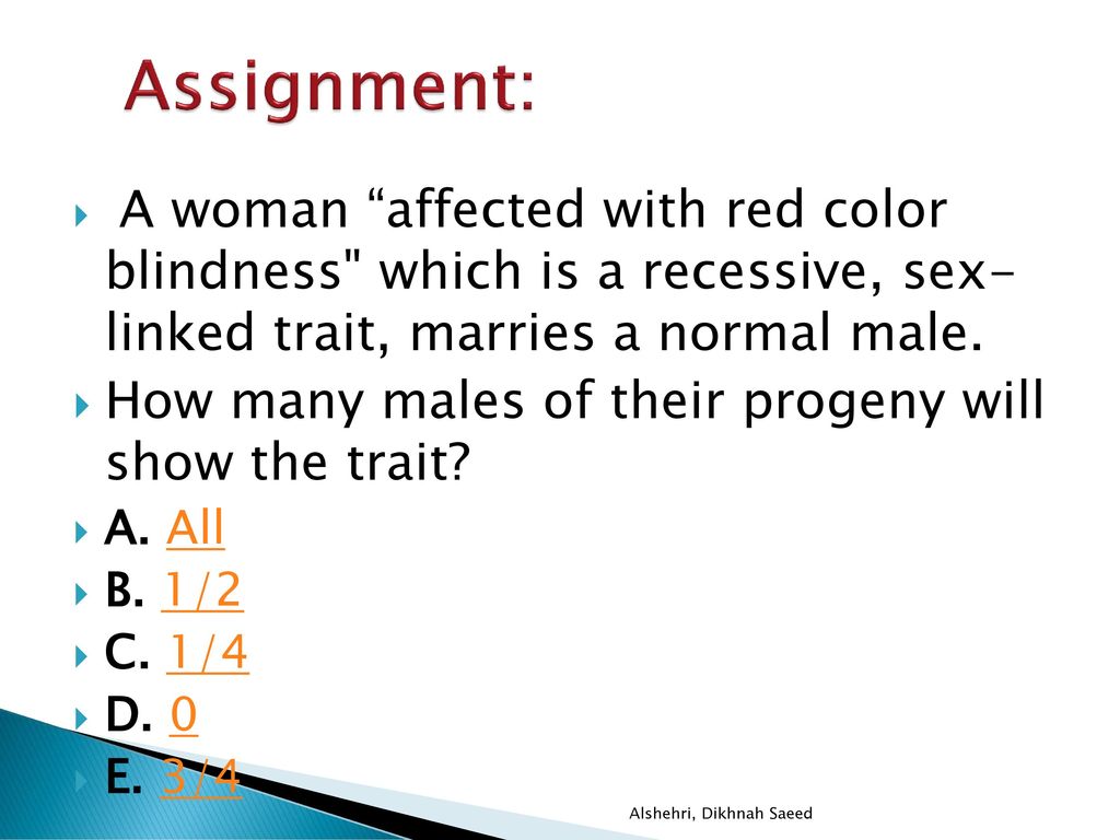 General Genetics Lecturer Alshehri Dokhnah Saeed Ppt Download
