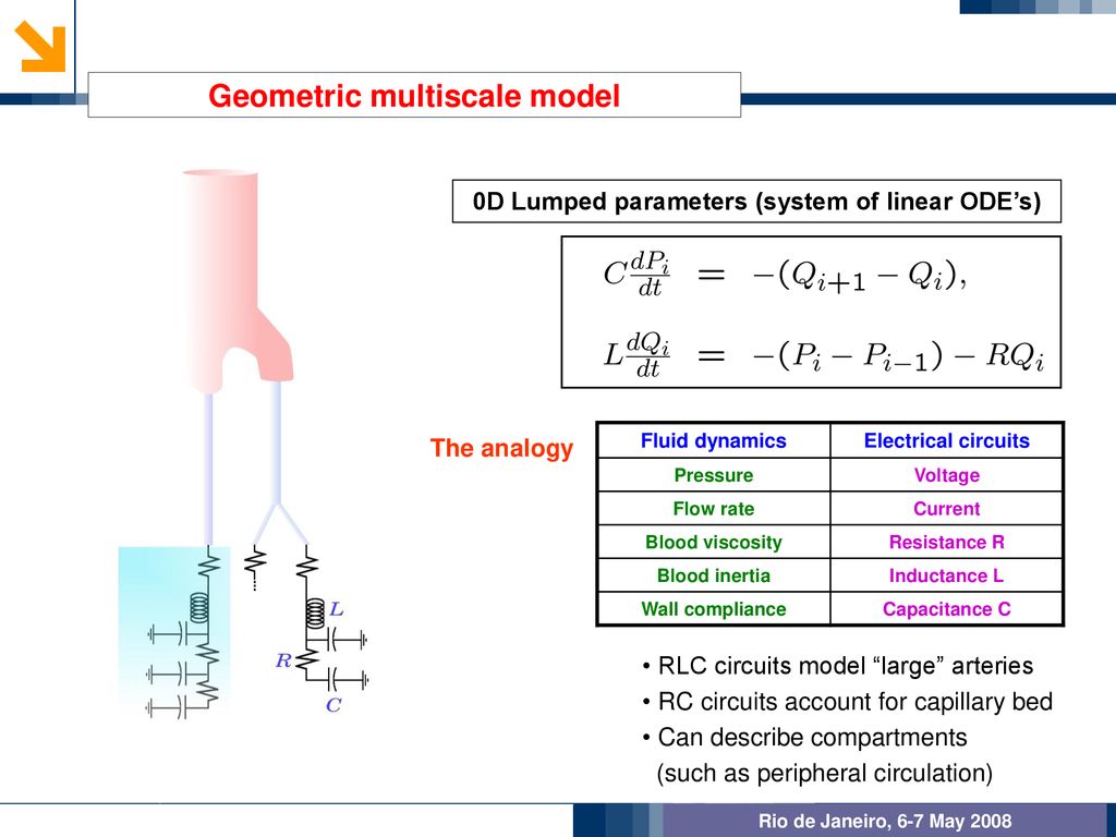 Geometric multiscale model