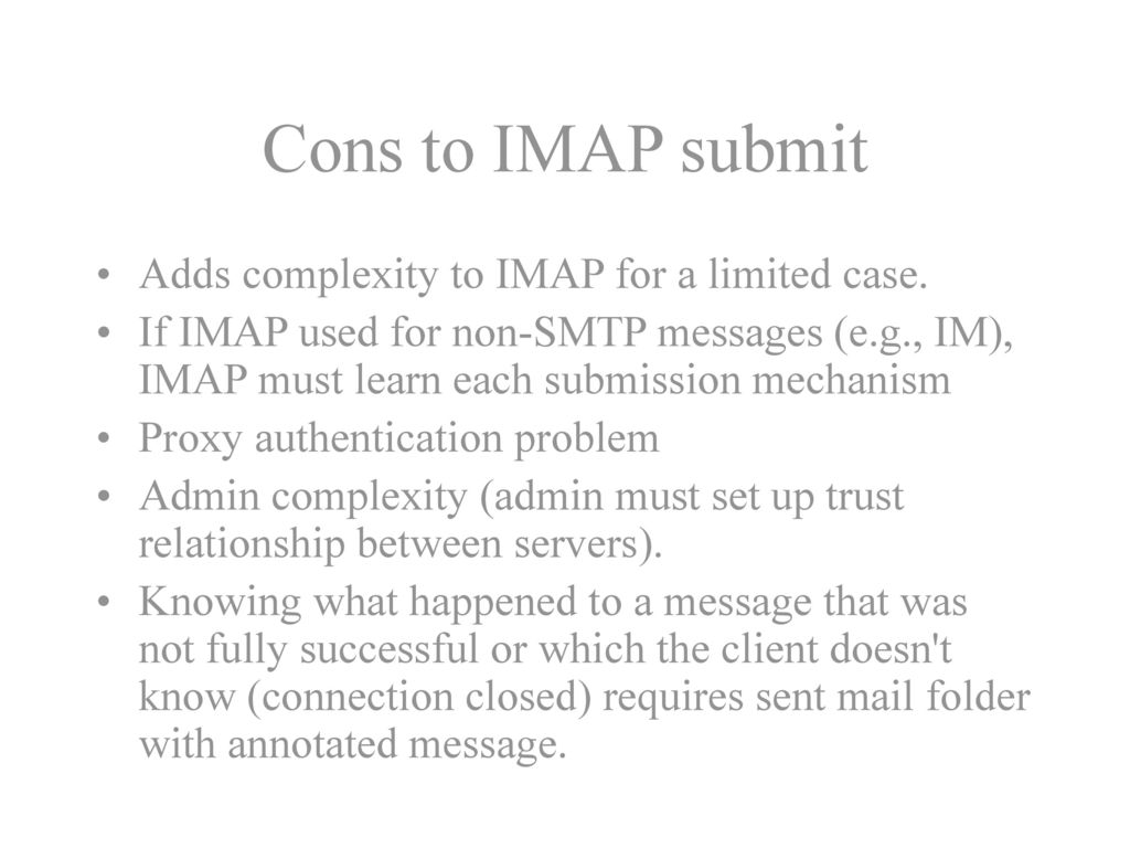 Draft lemonade imap submit 01 txt forward without download ppt download
