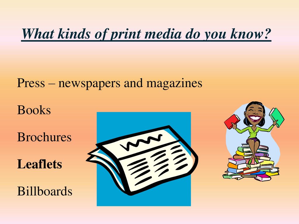 Media – Print Media (Magazines, Newspapers) – časopisy, noviny) - ppt download