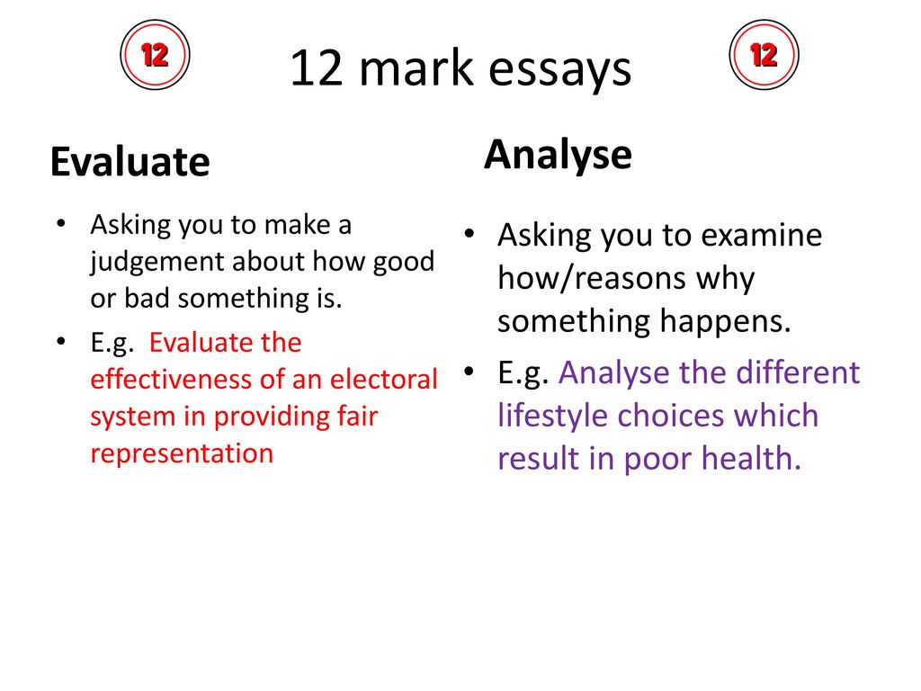 higher modern studies 12 mark essays