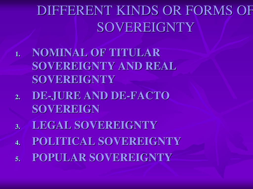 titular sovereignty