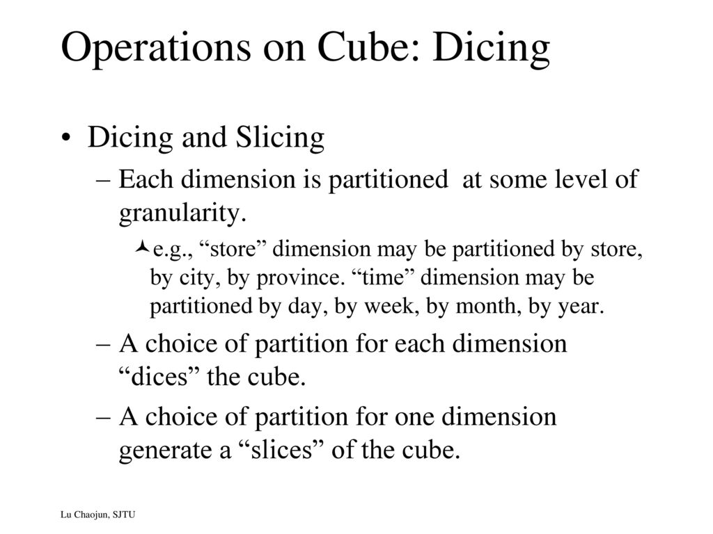 On line analytic processing ppt download