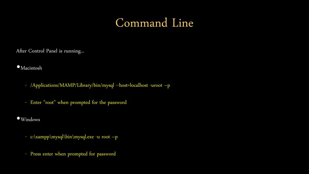 Relational databases and mysql ppt download