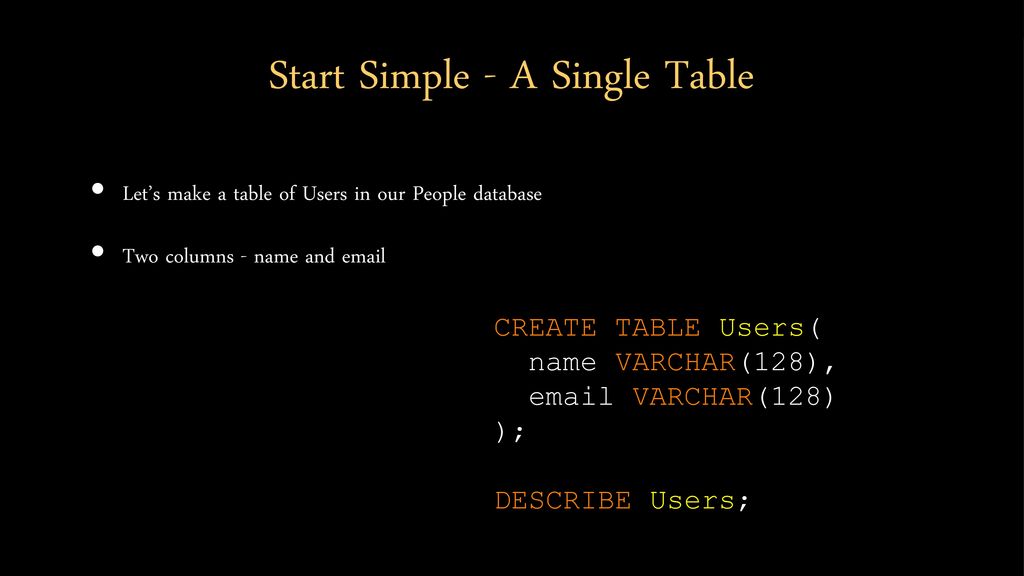 Relational databases and mysql ppt download