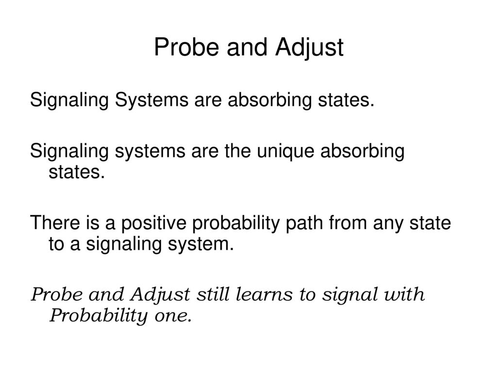 Signaling games dynamics and learning ppt download