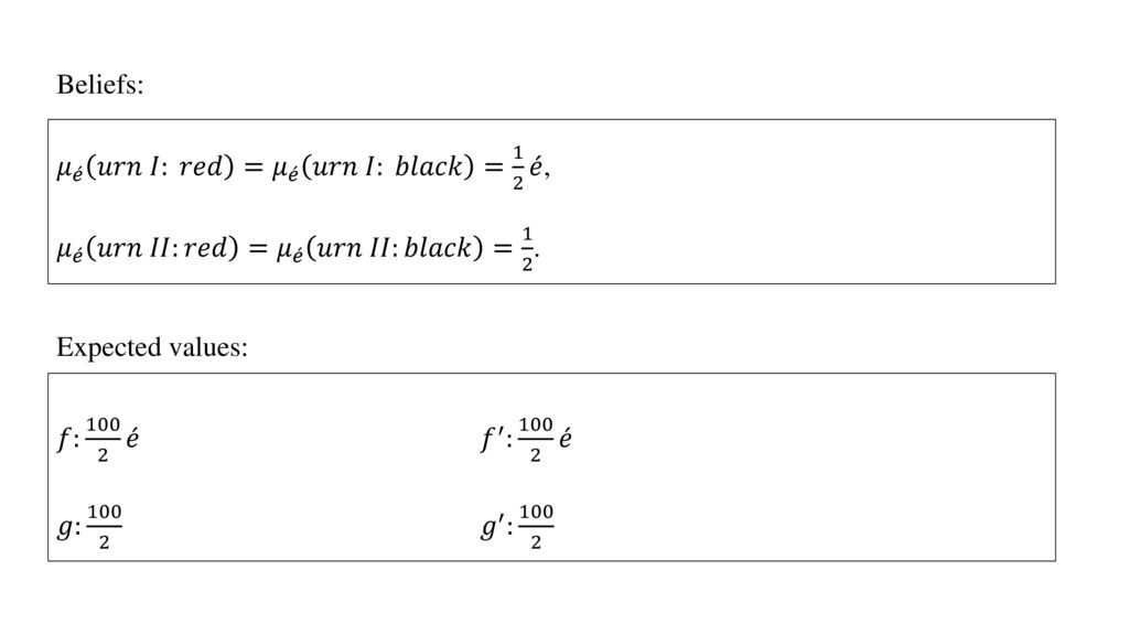 On The Ellsberg Paradox Ppt Download