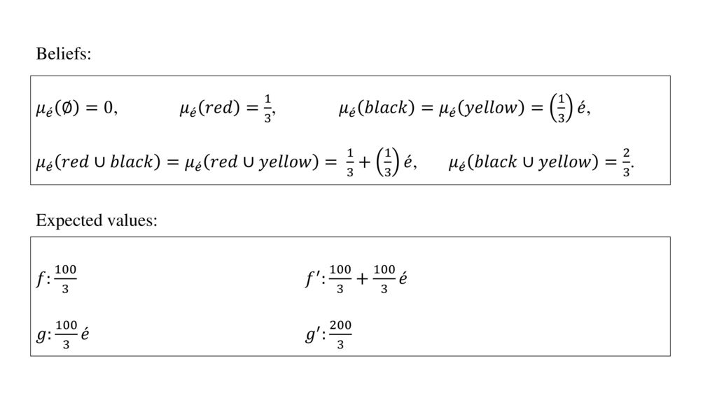 On The Ellsberg Paradox Ppt Download