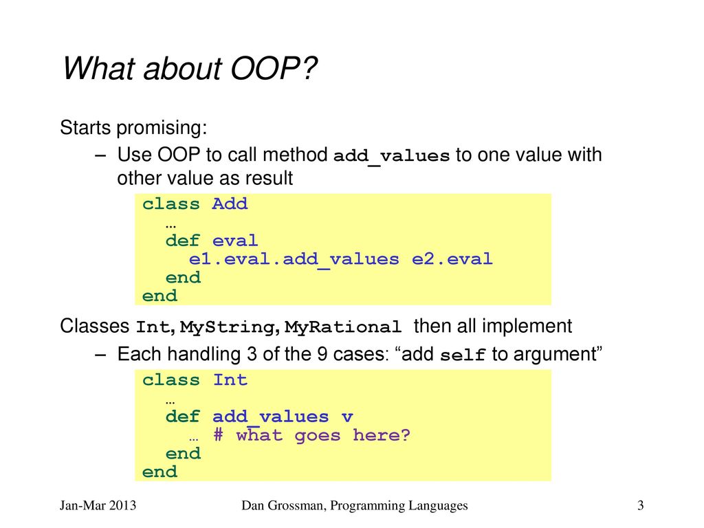Programming Languages Dan Grossman ppt download