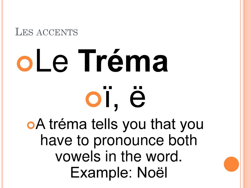 The French Accent Marks Ppt Download