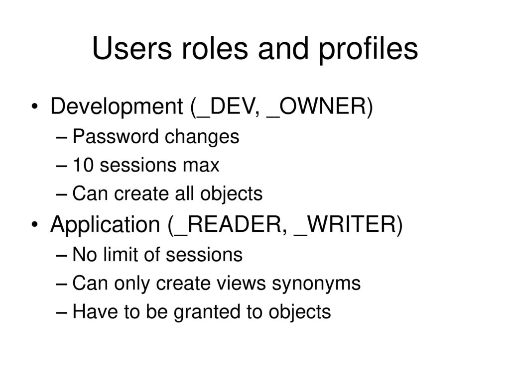 Naming convention for database services at cern ppt download