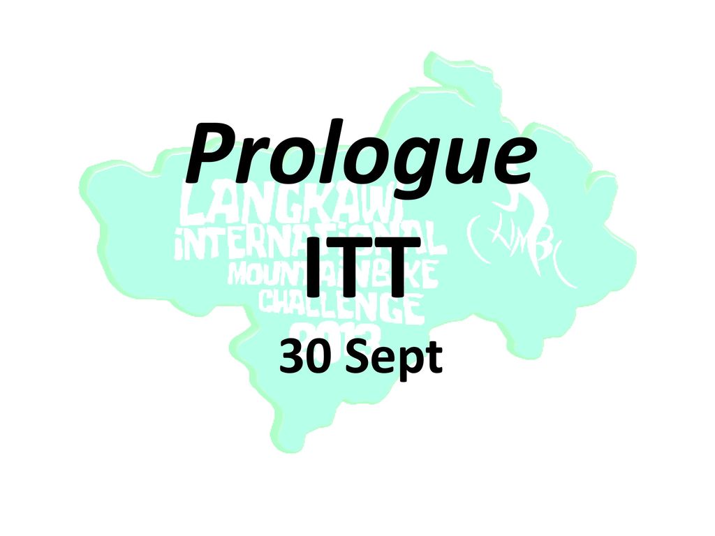Prologue ITT 30 Sept
