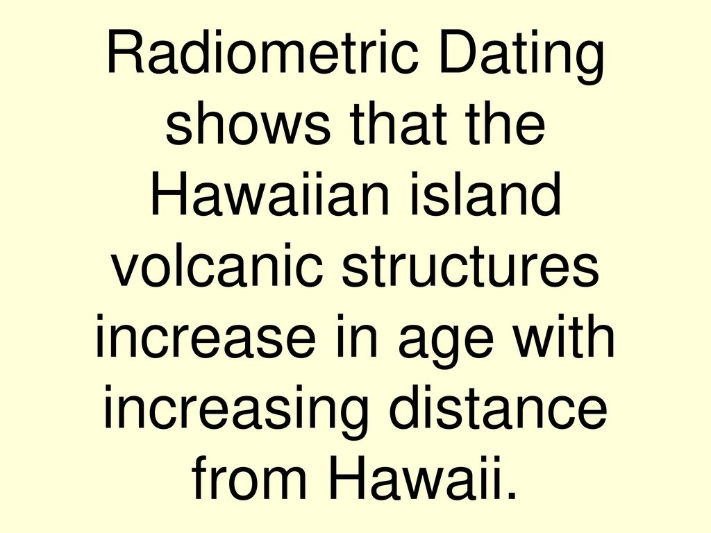 Radiometric dating hawaiian volcanoes
