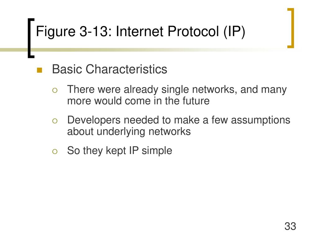 Figure 3-13: Internet Protocol (IP)