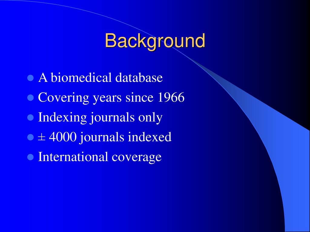 Medline On Ovid Opening Ppt Download Medline On Ovid Opening Ppt Download