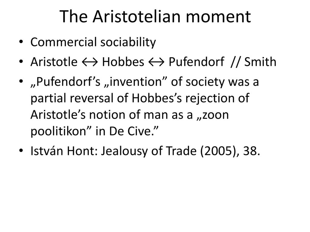 Sociability Of Man