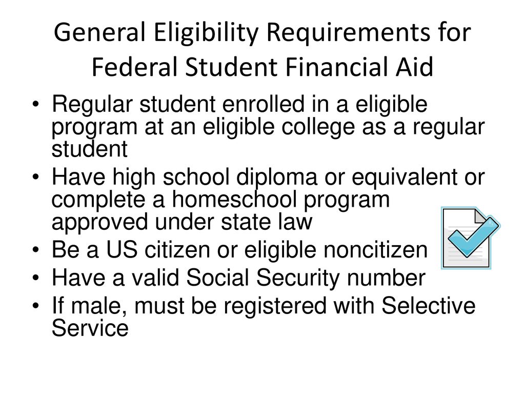 Student Financial Aid Attending School Or ppt download